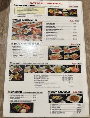 Menu photo 8 Hello Sushi Brea Placentia, CA