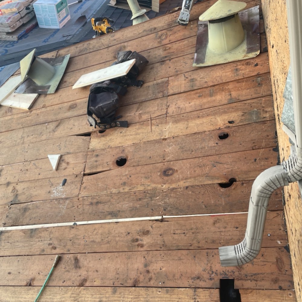 Apache Roofing - Damaged roof was all repaired before laying down the new waterproof Membrane - Roofing Near Me - San Jose, California