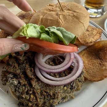 The Watershed Pub - Black bean burger - Pubs Near Me - Camp Hill, Pennsylvania The Watershed Pub - Black bean burger - Pubs Near Me - Camp Hill, Pennsylvania