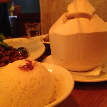 Royal Rangoon - Coconut rice and whole young coconut water. - Asian Fusion Near Me - Berkeley, California