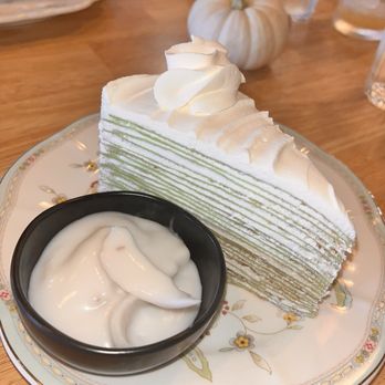Kin Dee Thai - Pandan crepe cake - Thai Near Me - Tucson, Arizona