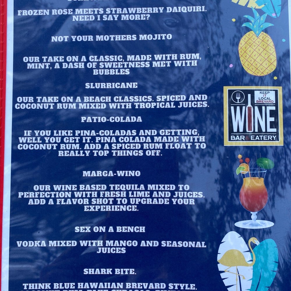 Keep It Local Brevard - Tiki bar menu - Bakeries Near Me - Cocoa, Florida