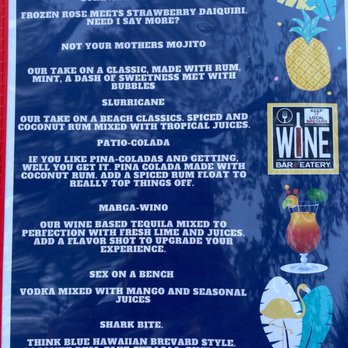 Keep It Local Brevard - Tiki bar menu - Bakeries Near Me - Cocoa, Florida