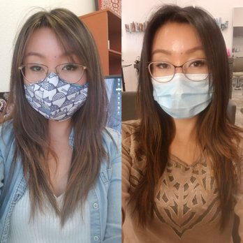 Bloom Salon & Beauty Bar - Left is the new cut and color. - Hair Salons Near Me - Tucson, Arizona Bloom Salon & Beauty Bar - Left is the new cut and color. - Hair Salons Near Me - Tucson, Arizona