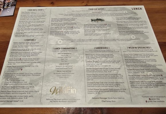 Menu photo 3 WildFin American Grill Tacoma, WA Menu photo 3 WildFin American Grill Tacoma, WA