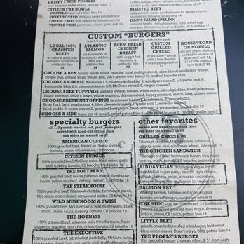 Citizen Burger Bar - Burgers Near Me - Charlottesville, Virginia