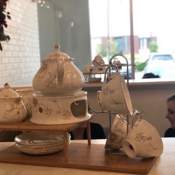 Proper Rose Garden - Another tea set - Themed Cafes Near Me - Katy, Texas