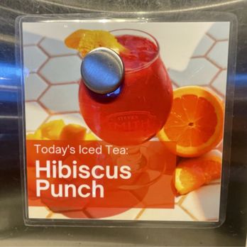Bitty & Beau's Coffee - Today's Iced Tea when we visit last Sunday was Hibiscus Punch! Yum!! - Coffee & Tea Near Me - Boulder, Colorado