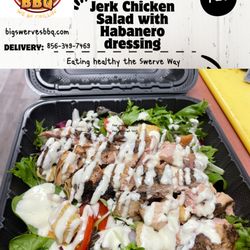 Big Swerve’s BBQ - Jerk chicken salad