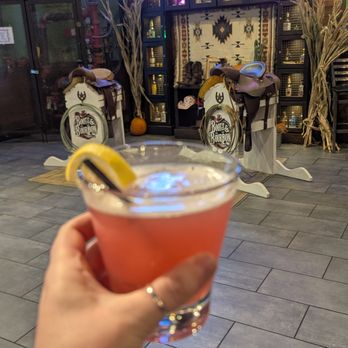 Boots & Bourbon - Prickly Pear Martini at Boots & Bourbon - Whiskey Bars Near Me - Greensboro, North Carolina