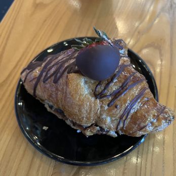 Grace Coffee - Chocolate Strawberry Croissant - Cafes Near Me - Sun Prairie, Wisconsin