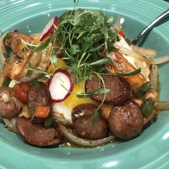 Scratch Kitchen - Creole shrimp with grits - Breakfast & Brunch Near Me - Honolulu, Hawaii Scratch Kitchen - Creole shrimp with grits - Breakfast & Brunch Near Me - Honolulu, Hawaii