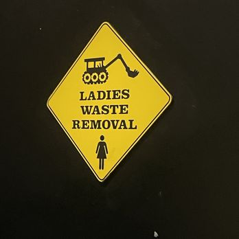 The Works - Ladies room signage - Burgers Near Me - Niagara Falls, Ontario The Works - Ladies room signage - Burgers Near Me - Niagara Falls, Ontario