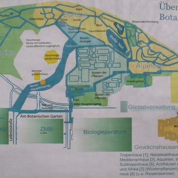 Botanischer Garten Kiel - Übersichtsplan - Botanical Gardens Near Me - Kiel, SH