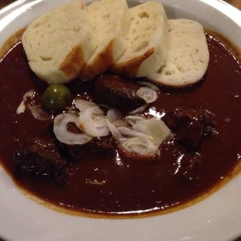 Restaurace U Vejvodů - Beef goulash was rich and flavorful. - Pubs Near Me - Prague, Puerto Rico Restaurace U Vejvodů - Beef goulash was rich and flavorful. - Pubs Near Me - Prague, Puerto Rico