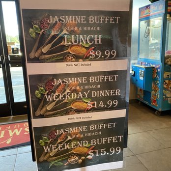 Jasmine Buffet - Misleading price. - Chinese Near Me - Charlotte, North Carolina