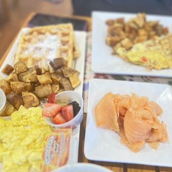 Chloez Cafe - I mean look how beautiful done every thing is!   Tastes so good too!! - Breakfast & Brunch Near Me - Fairfax Station, Virginia