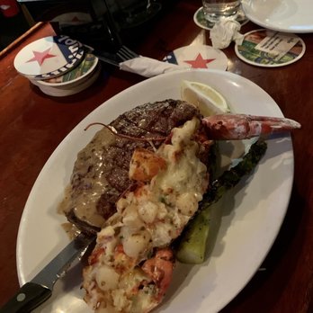 Benjamin's Raw Bar - New York strip and lobster thermidor - Seafood Near Me - Newport, Rhode Island