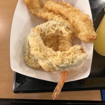 Marugame Udon - Shrimp tempura + Calamari Tempura + Pumpkin Tempura - Japanese Near Me - Costa Mesa, California Marugame Udon - Shrimp tempura + Calamari Tempura + Pumpkin Tempura - Japanese Near Me - Costa Mesa, California