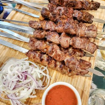 Marakand - Kebabs: Lamb Leg ($6.99 ea), Luyla w.ground beef ($5.99 ea), Beef Skirt Steak ($6.99 ea), and Lamb Rib ($6.99 ea) - Kebab Near Me - Rego Park, New York Marakand - Kebabs: Lamb Leg ($6.99 ea), Luyla w.ground beef ($5.99 ea), Beef Skirt Steak ($6.99 ea), and Lamb Rib ($6.99 ea) - Kebab Near Me - Rego Park, New York