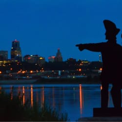 Lewis & Clark Expedition 1804 Mural - Lewis & Clark Kaw Point