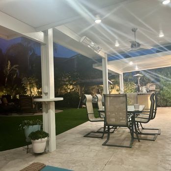 Superior Patios - We had a 2 level cover installed across the entire back of our house. - Awnings Near Me