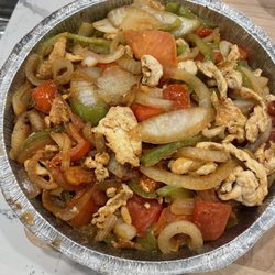 'Double' chicken fajitas, which is just double everything
