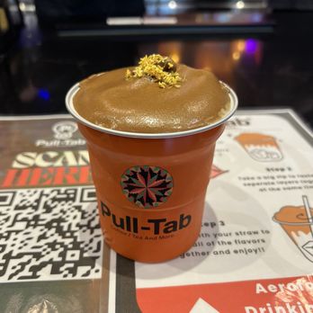 Pull Tab Coffee - Osmanthus oolong aerofoam - Coffee & Tea Near Me - New York, New York