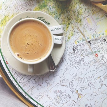 Café de Flore - Read my blog post on Non-touristy things to do in Paris -http://bit.ly/non-touristy-things - Cafes Near Me - Paris, 75