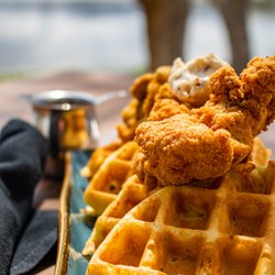 The Lake House Kitchen & Tavern - Fried Chicken & Waffles