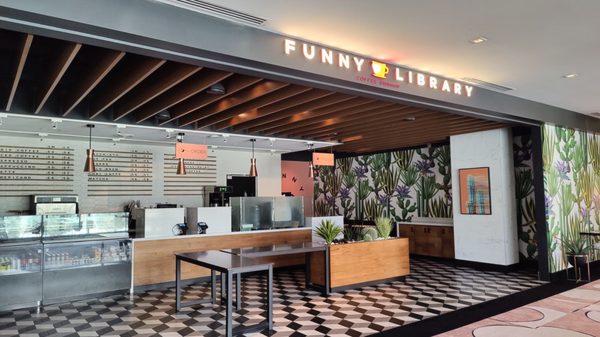 Funny Library Coffee Shop by null