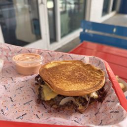 Crust Burger with special sauce!