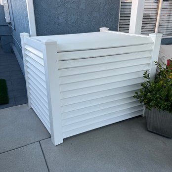 GnG Vinyl Fencing - AC unit cover - Fences & Gates Near Me - Glendale, California GnG Vinyl Fencing - AC unit cover - Fences & Gates Near Me - Glendale, California