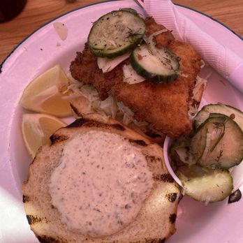 The Canteen - Fish Sandwich $15 - Seafood Near Me - Provincetown, Massachusetts The Canteen - Fish Sandwich $15 - Seafood Near Me - Provincetown, Massachusetts