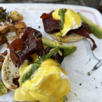 Breakfast Republic - Jurassic Pork Benedict - Breakfast & Brunch Near Me - Irvine, California Breakfast Republic - Jurassic Pork Benedict - Breakfast & Brunch Near Me - Irvine, California