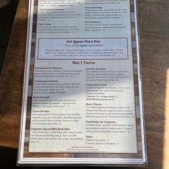 Sol Agave - Menu - New Mexican Cuisine Near Me - Santa Monica, California Sol Agave - Menu - New Mexican Cuisine Near Me - Santa Monica, California
