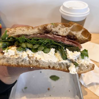 Donut Stand - Goat cheese, baby asparagus, arugula, prosciutto, with balsamic! - Pop-up Shops Near Me - Hopkinton, Massachusetts Donut Stand - Goat cheese, baby asparagus, arugula, prosciutto, with balsamic! - Pop-up Shops Near Me - Hopkinton, Massachusetts