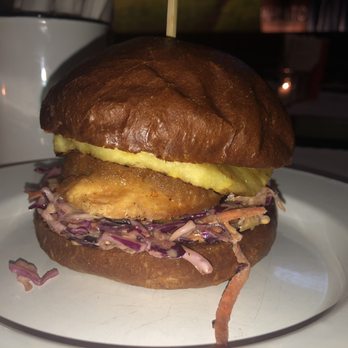 Farm to Burger - Hot chicken burger (delicious) - Burgers Near Me - New York, New York