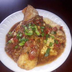 Allstarr Blitz - Delicious fish and grits!