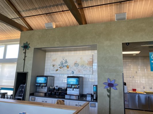 Photo of Amy’s Drive Thru - Rohnert Park, CA, US. Beverage station