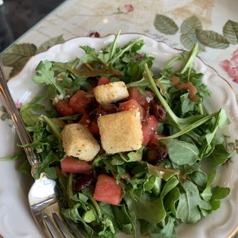 Coterie Tea & Eatery - Watermelon and Feta salad - Tea Rooms Near Me - Upland, California Coterie Tea & Eatery - Watermelon and Feta salad - Tea Rooms Near Me - Upland, California