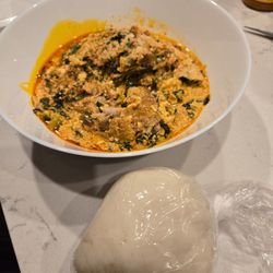 Glamaur African kitchen - Egusi and fufu
