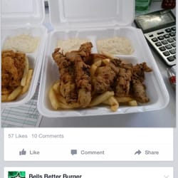 Bells Better Burgers - Steak fingers yum!