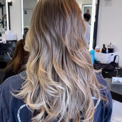 Long's Hair Studio - Blonde balayage