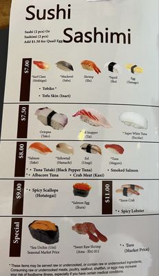 Menu photo 6 Oyama Sushi And Ramen Conifer, CO
