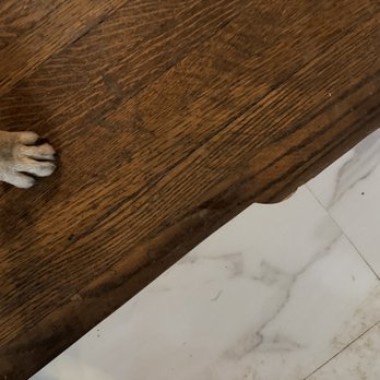 2 Brothers Flooring - Flooring is breaking off where transition should have been installed - Flooring Near Me