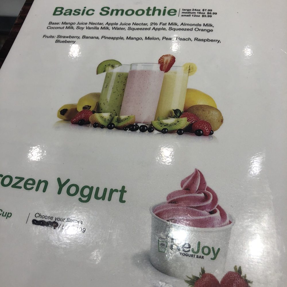 ReJoy - Menu - Juice Bars & Smoothies Near Me - Sunrise, Florida ReJoy - Menu - Juice Bars & Smoothies Near Me - Sunrise, Florida