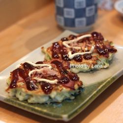 ISHI sushi & Kaori’s Oven - Okonomiyaki ($11) - comes with 2 pieces