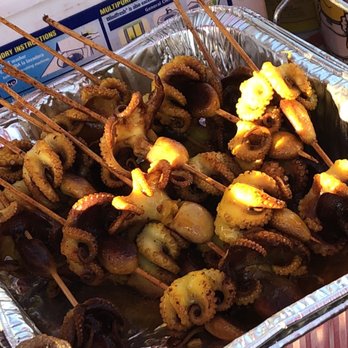 Wat Lao Thepnimith - Grilled octopus - Buddhist Temples Near Me - Fort Worth, Texas