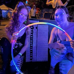 The Cloud Nine Fire Show - Mads and Logan performed at Open Mic for Shangri-La!
